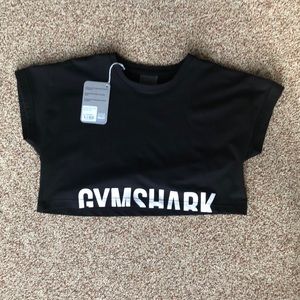 NWT Gymshark fraction crop top SM
